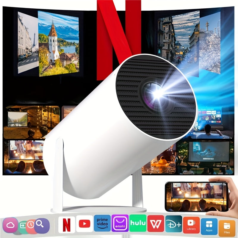 🌟 Tu cine en casa y al aire libre – Proyector Portátil Full HD 1080p