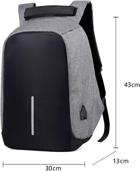 Combo Mochila Antirrobo + Powerbank 12000 mAh + Smartwatch D20