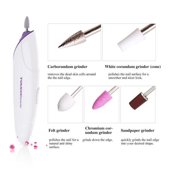 Kit Eléctrico de Manicura y Pedicura 5 en 1 – GQT Paris
