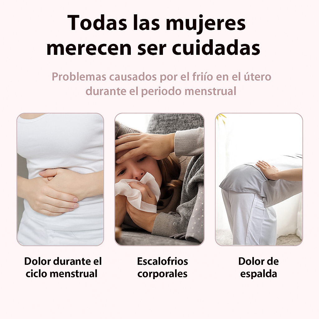 Faja Térmica Menstrual Recargable – Alivio Inmediato y Portátil