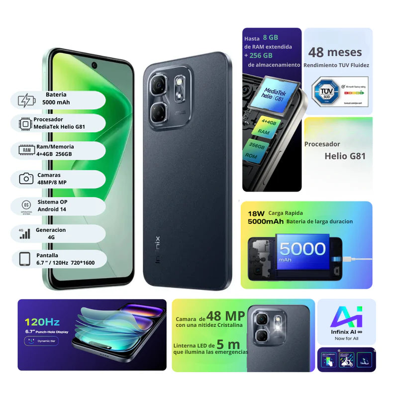 📱 INFINIX HOT 50i – Potencia y Estilo al Mejor Precio 🚀🔥