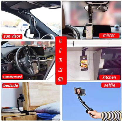 🚗 Soporte de Celular Colgante para Visera de Auto – Seguro, cómodo y 360°