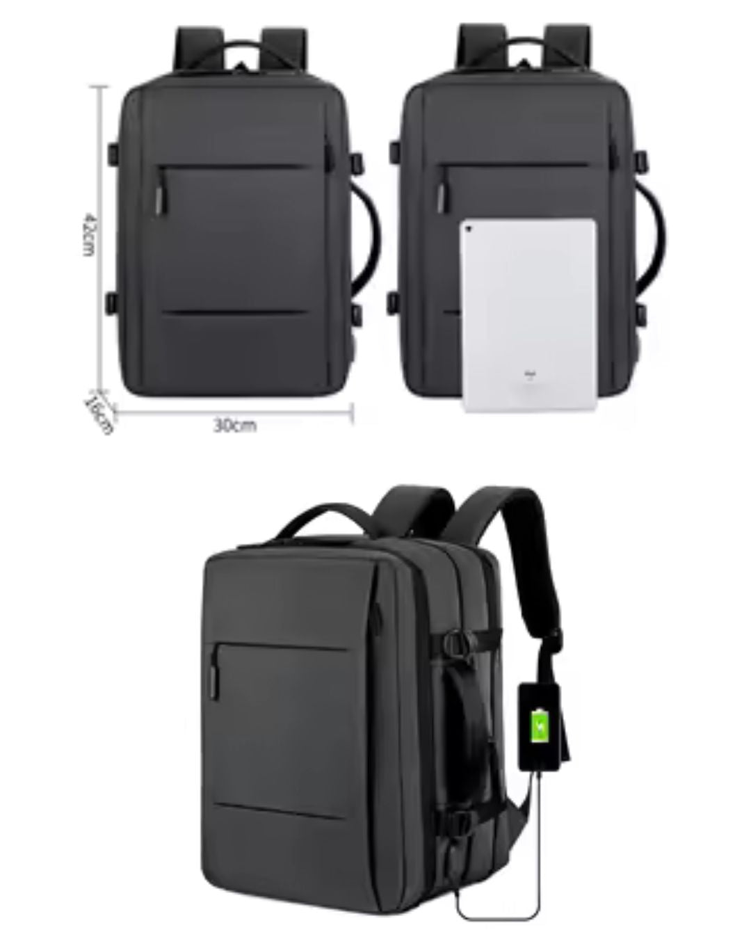 ✈️🎒 Mochila Viajera Viral – Compacta, expansible y lista para todo