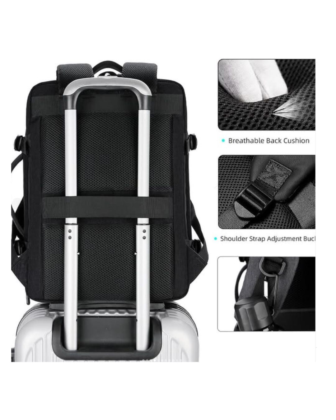 ✈️🎒 Mochila Viajera Viral – Compacta, expansible y lista para todo