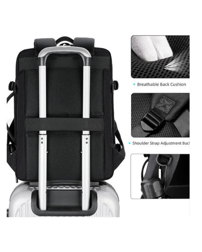 ✈️🎒 Mochila Viajera Viral – Compacta, expansible y lista para todo