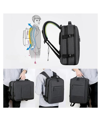 ✈️🎒 Mochila Viajera Viral – Compacta, expansible y lista para todo