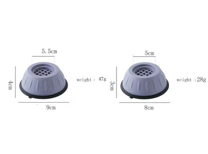 🧼 Almohadillas Antivibración para Lavarropas – Silencio, estabilidad y piso protegido
