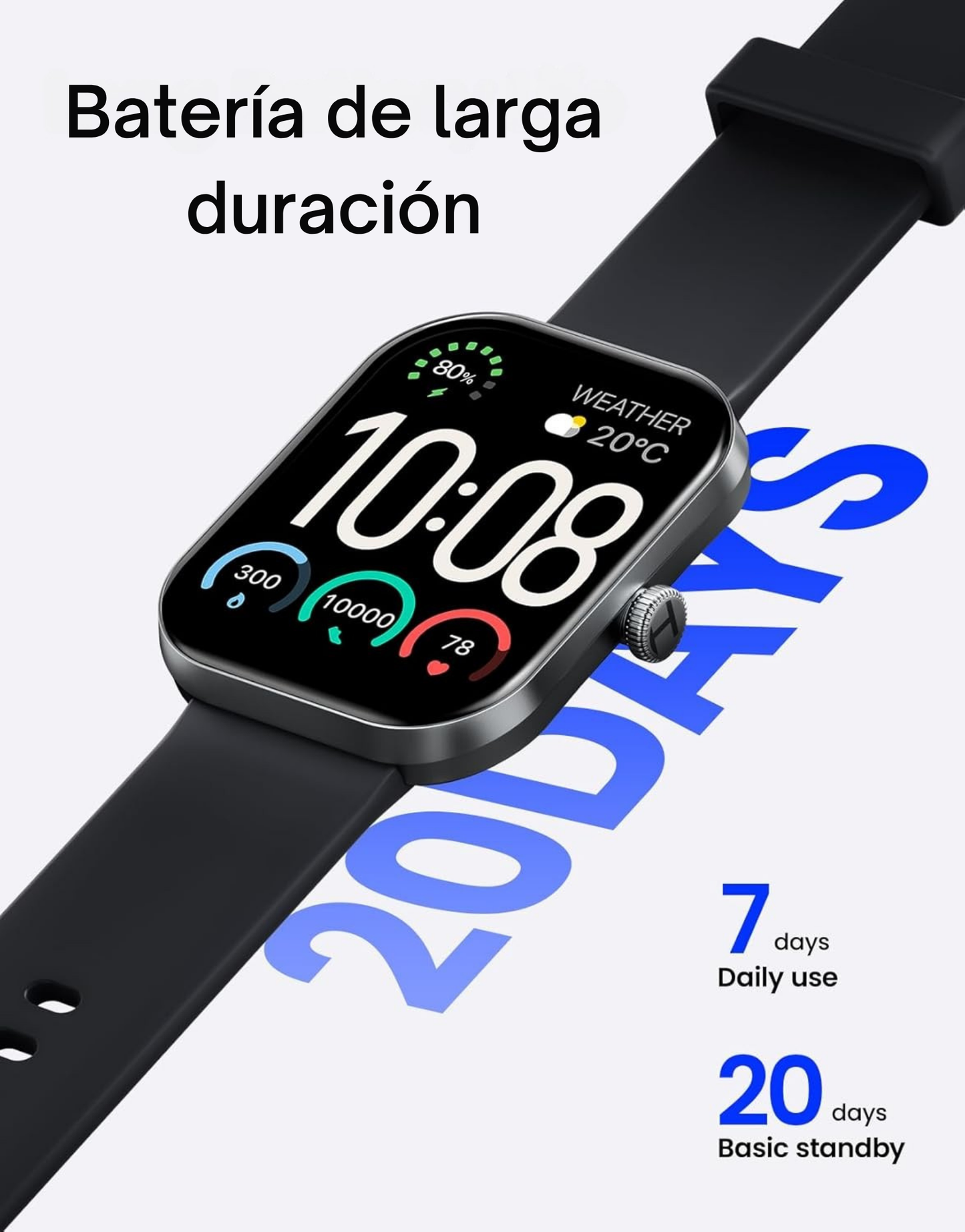 Xiaomi Haylou S6 Smartwatch 2.01” HD | Llamadas + IP68 + 127 Modos Deportivos