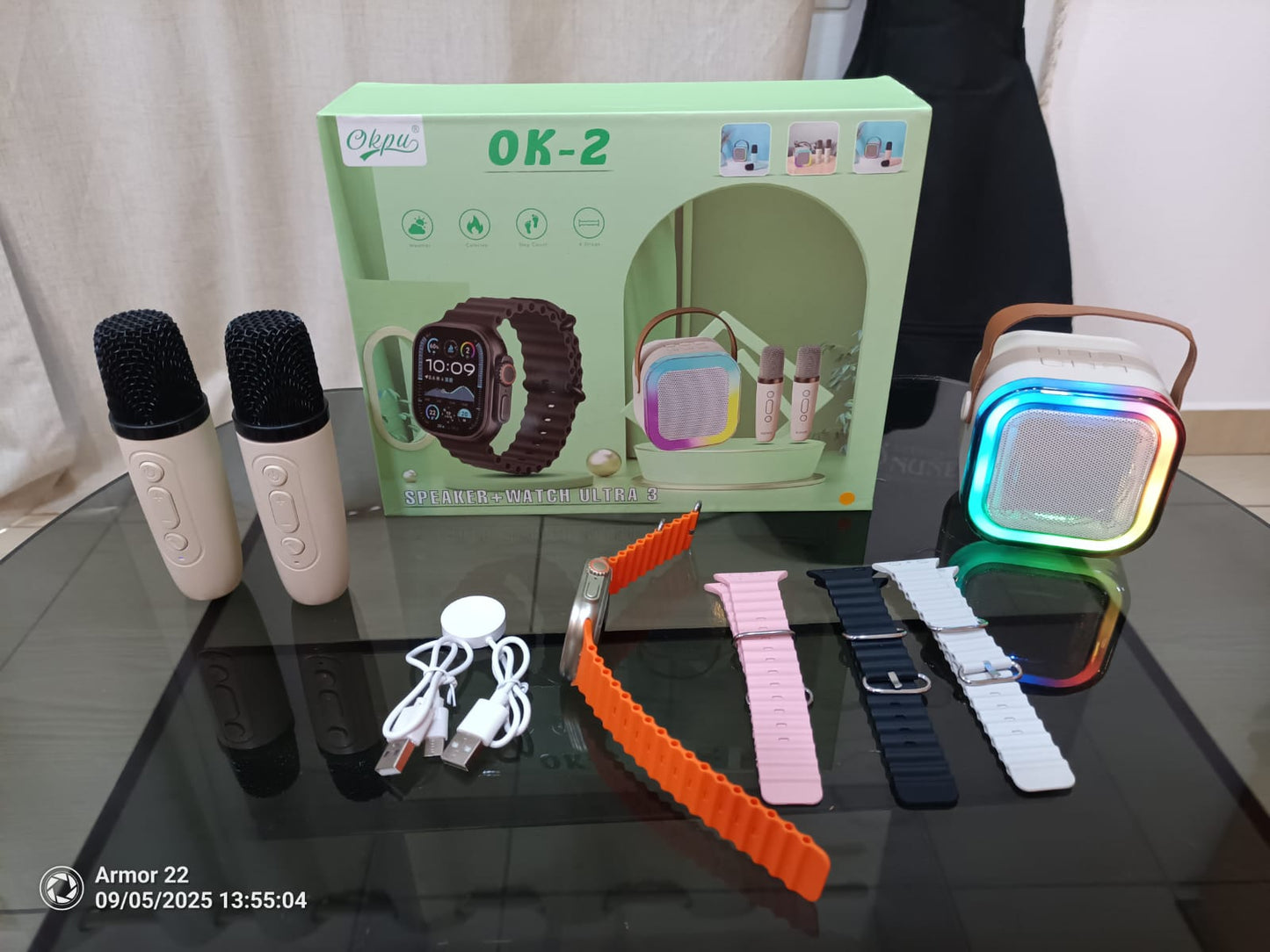 ⌚ Smartwatch Ultra OK-2 – Pack Todo en Uno