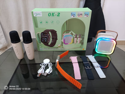⌚ Smartwatch Ultra OK-2 – Pack Todo en Uno