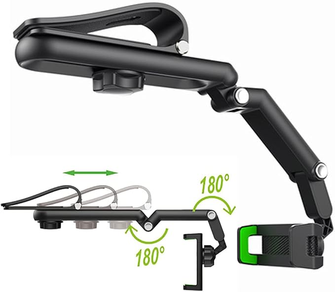 🚗 Soporte de Celular Colgante para Visera de Auto – Seguro, cómodo y 360°