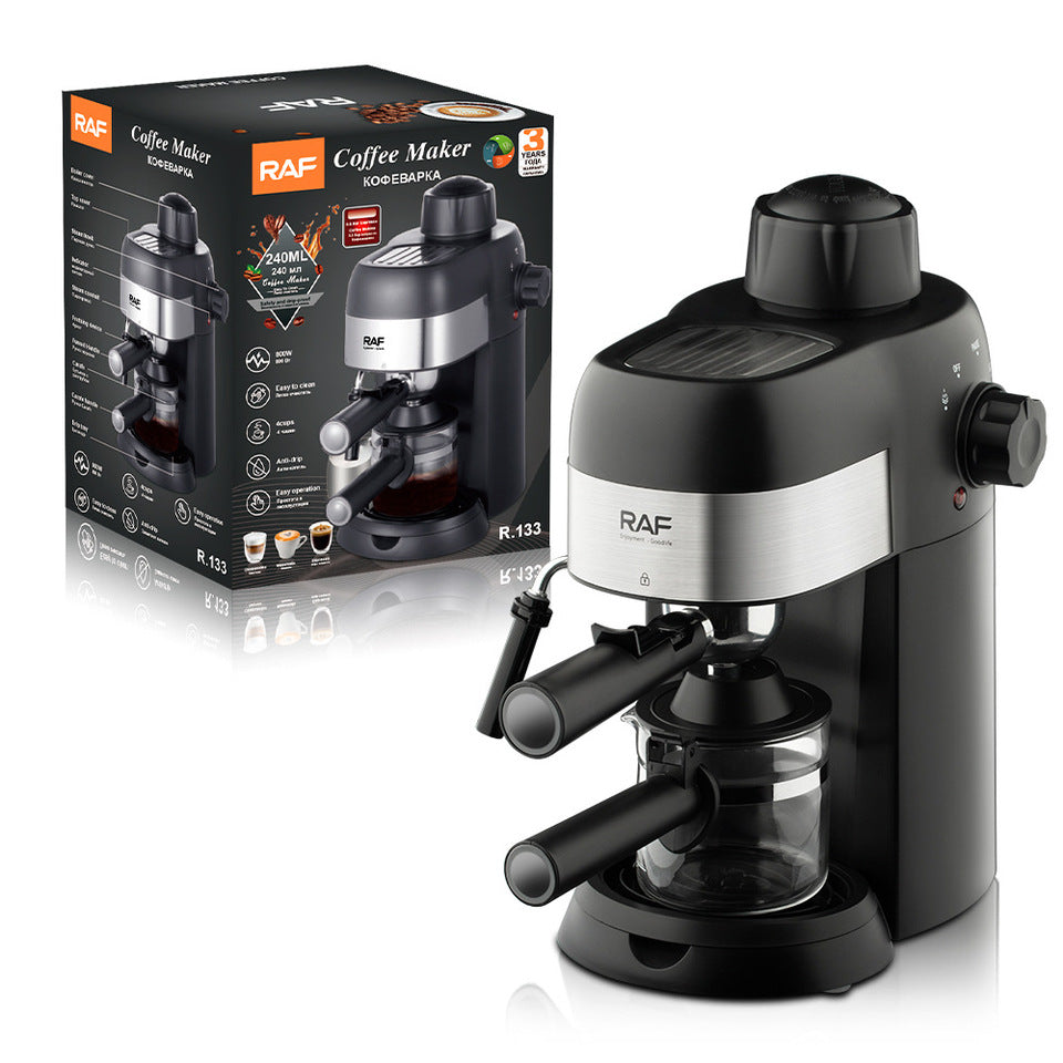 Cafetera RAF 800 W (4 tazas) + Molinillo RAF R.7120 ¡de regalo!