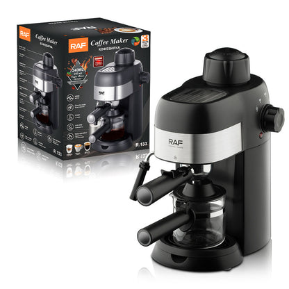Cafetera RAF 800 W (4 tazas) + Molinillo RAF R.7120 ¡de regalo!