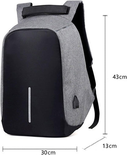 Combo Mochila Antirrobo + Powerbank 12000 mAh + Smartwatch D20