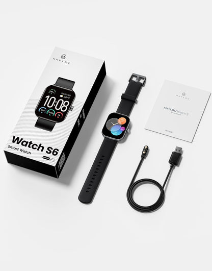 Xiaomi Haylou S6 Smartwatch 2.01” HD | Llamadas + IP68 + 127 Modos Deportivos
