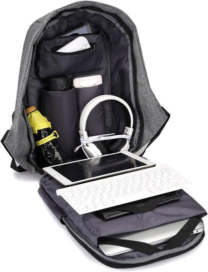 Combo Mochila Antirrobo + Powerbank 12000 mAh + Smartwatch D20