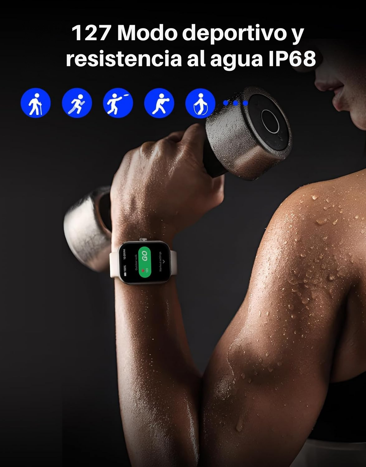 Xiaomi Haylou S6 Smartwatch 2.01” HD | Llamadas + IP68 + 127 Modos Deportivos