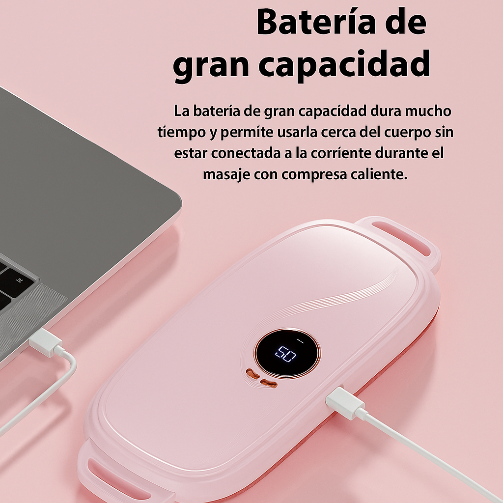 Faja Térmica Menstrual Recargable – Alivio Inmediato y Portátil