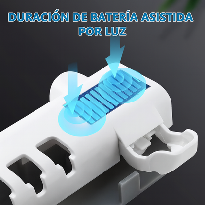 ✨ Esterilizador UV + Porta Cepillo de Dientes + Dispensador de Pasta – Higiene y Organización en tu Baño