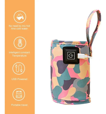 👇  🍼 Bolsa Calentadora de Biberón USB – Térmica, portátil y con 3 niveles de temperatura