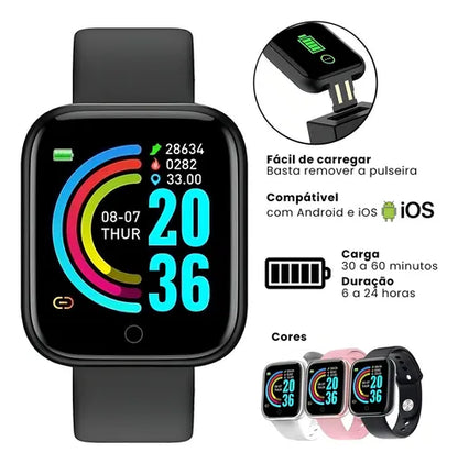 Combo Mochila Antirrobo + Powerbank 12000 mAh + Smartwatch D20