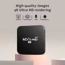 🖥️ MXQ Pro 5G 4K Android TV Box – Tu entretenimiento sin límites