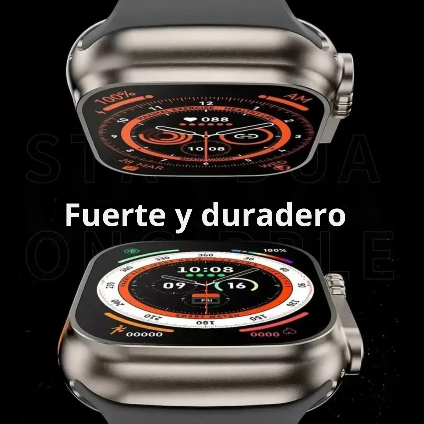 Smartwatch 2.2" Ultra – Notificaciones, música y cámara