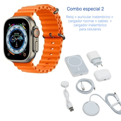 Smartwatch 2.2" Ultra – Notificaciones, música y cámara