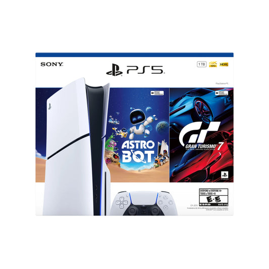 PlayStation 5 Slim 1TB + ASTRO BOT + Gran Turismo 7 – Potencia, precisión y pura emoción