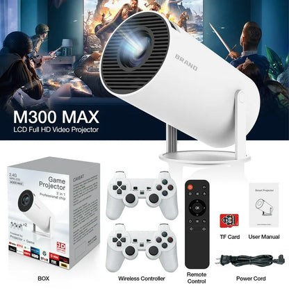 🌟 Tu cine en casa y al aire libre – Proyector Portátil Full HD 1080p
