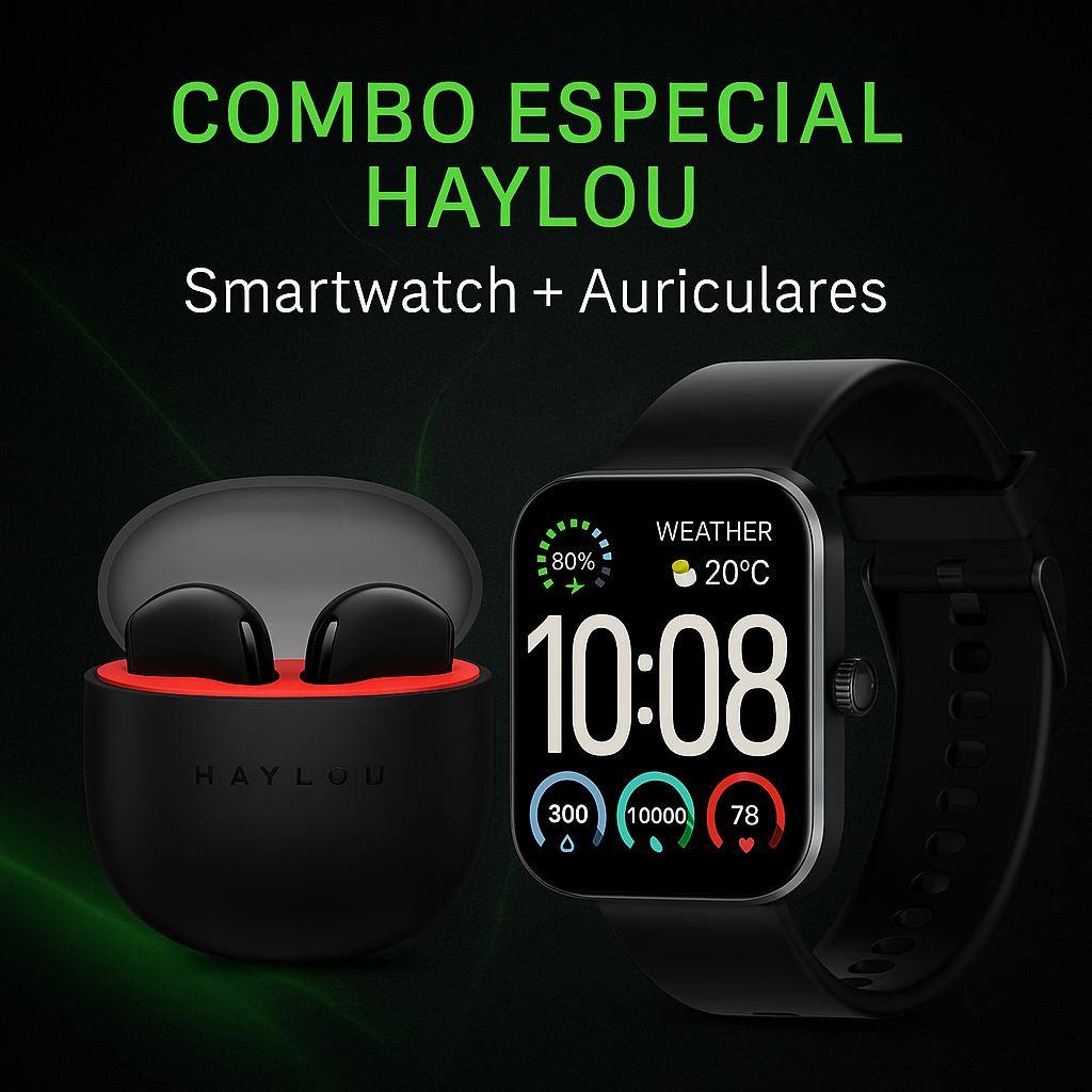 Xiaomi Haylou S6 Smartwatch 2.01” HD | Llamadas + IP68 + 127 Modos Deportivos