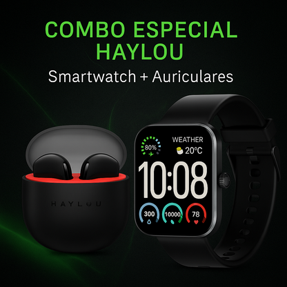 Xiaomi Haylou S6 Smartwatch 2.01” HD | Llamadas + IP68 + 127 Modos Deportivos
