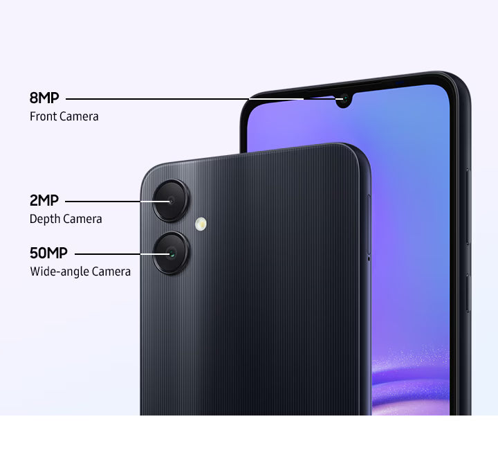 📱 Samsung Galaxy A05 (Negro) — Pantalla grande, cámara 50MP y batería para todo el día