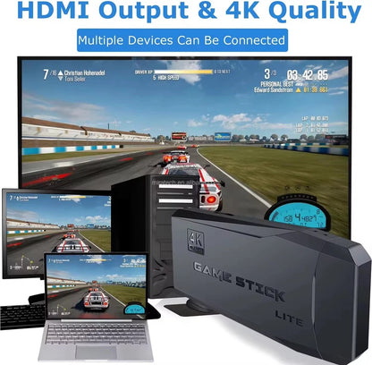 Consola Retro Blulory M8 – 10.000 Juegos + 2 Controles Inalámbricos Plug & Play (1080p)