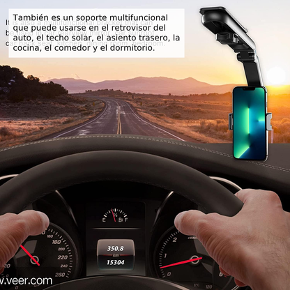 🚗 Soporte de Celular Colgante para Visera de Auto – Seguro, cómodo y 360°