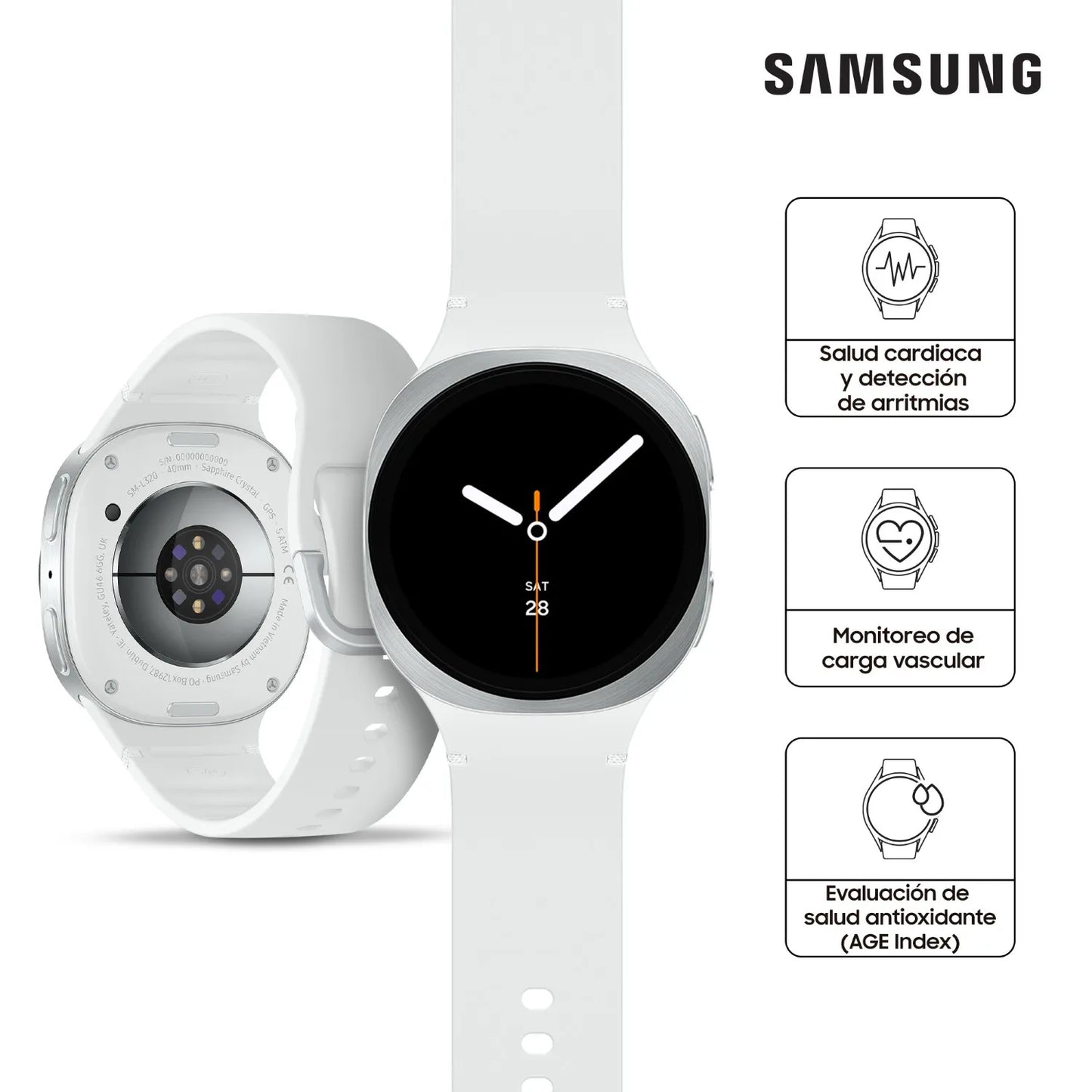 Samsung Galaxy Watch 8 (40mm / 44mm) Smartwatch Premium | Salud, Deporte y Conectividad